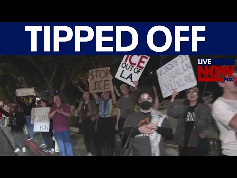 Anti-ICE protesters tipped off about LA hotel housing ICE agents