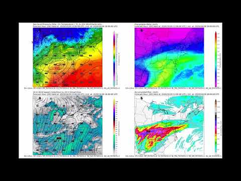 Oct. 28-30, 2020, Winter Event. (NE US). Weather Research and Forecast Model Simulation and Eval.