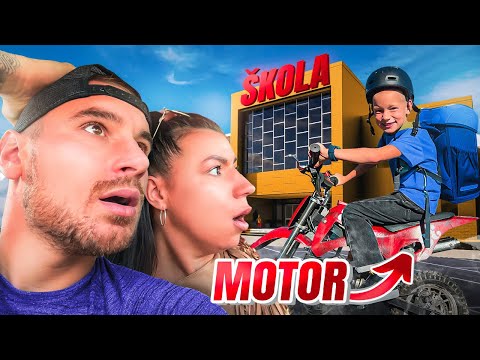 LIAM IDE PRVI DAN U ŠKOLU*otišao motorom*