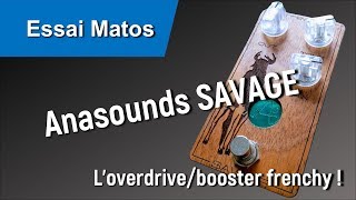 Video thumbnail for Test overdrive Anasounds Savage by Guitar plug and play
