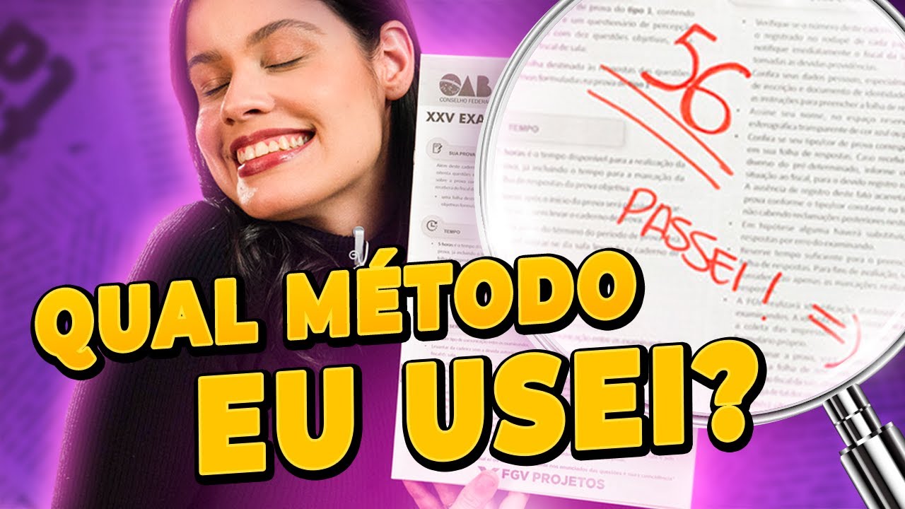 Como eu PASSEI na OAB de PRIMEIRA!