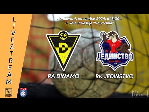 RA DINAMO Pančevo - RK JEDINSTVO Novi Bečej (Full match Livestream) [09.11.2024.]