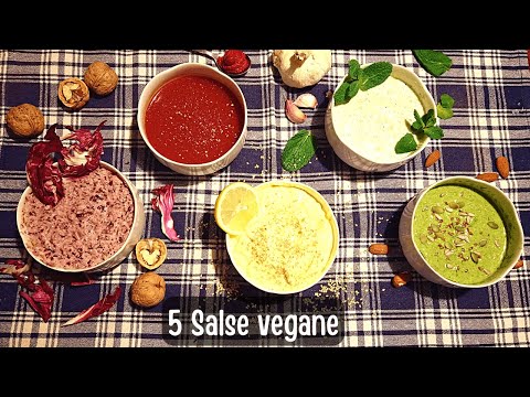 5 Salse Vegane Light | Ricette per antipasti e aperitivi
