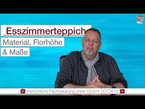 Teppich unter Esstisch – Esszimmer-Teppich