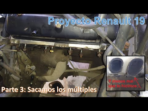 Project Renault 19: Part 3 - Taking out the headers, intake, carb and new problems get in the way...