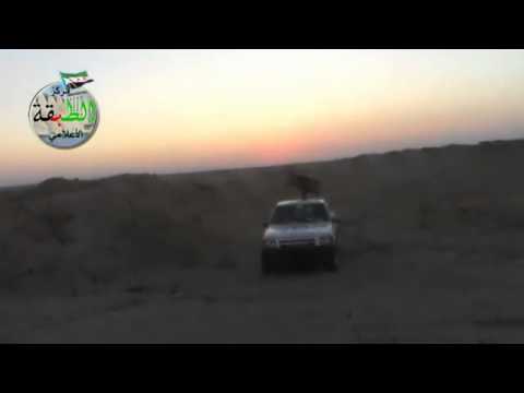 استهداف  قوات النظام براجمة صواريخ كاتيوشا في مطار الطبقة العسكري في محافظة الرقة