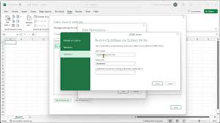 How to Edit MS Excel ODBC DSN Permissions