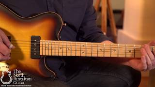 Video thumbnail for Nik Huber Twangmeister Electric Guitar Played By Ben Smith (Part One) by Carter Vintage Backstage