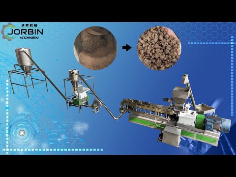 WPC Wood-Plastic Compounding Granulation Line — video