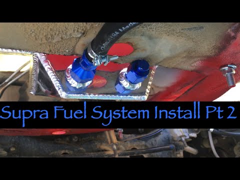 MK3 Supra Fuel Cell Install Pt 2 | WE HAVE BOOST!!!!  (7mgte)