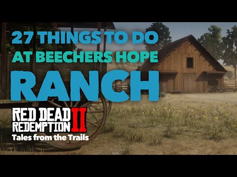 Red Dead Redemption 2: What to do at Beechers Hope Ranch | Cook | Craft | Milk | Eggs | Eat | Hay