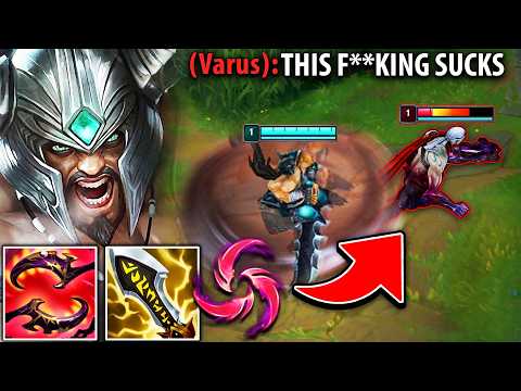 This guy locked in Varus top against the Rank 1 Trynd... he immediately regrets it