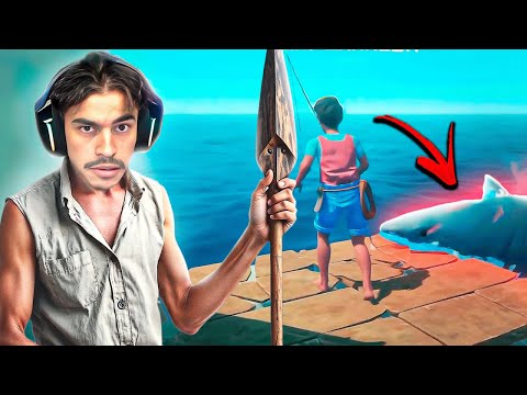 SOBREVIVENDO A UM NAUFRÁGIO! O MAR NÃO TEM PIEDADE! ft. Gabriel - Raft #1
