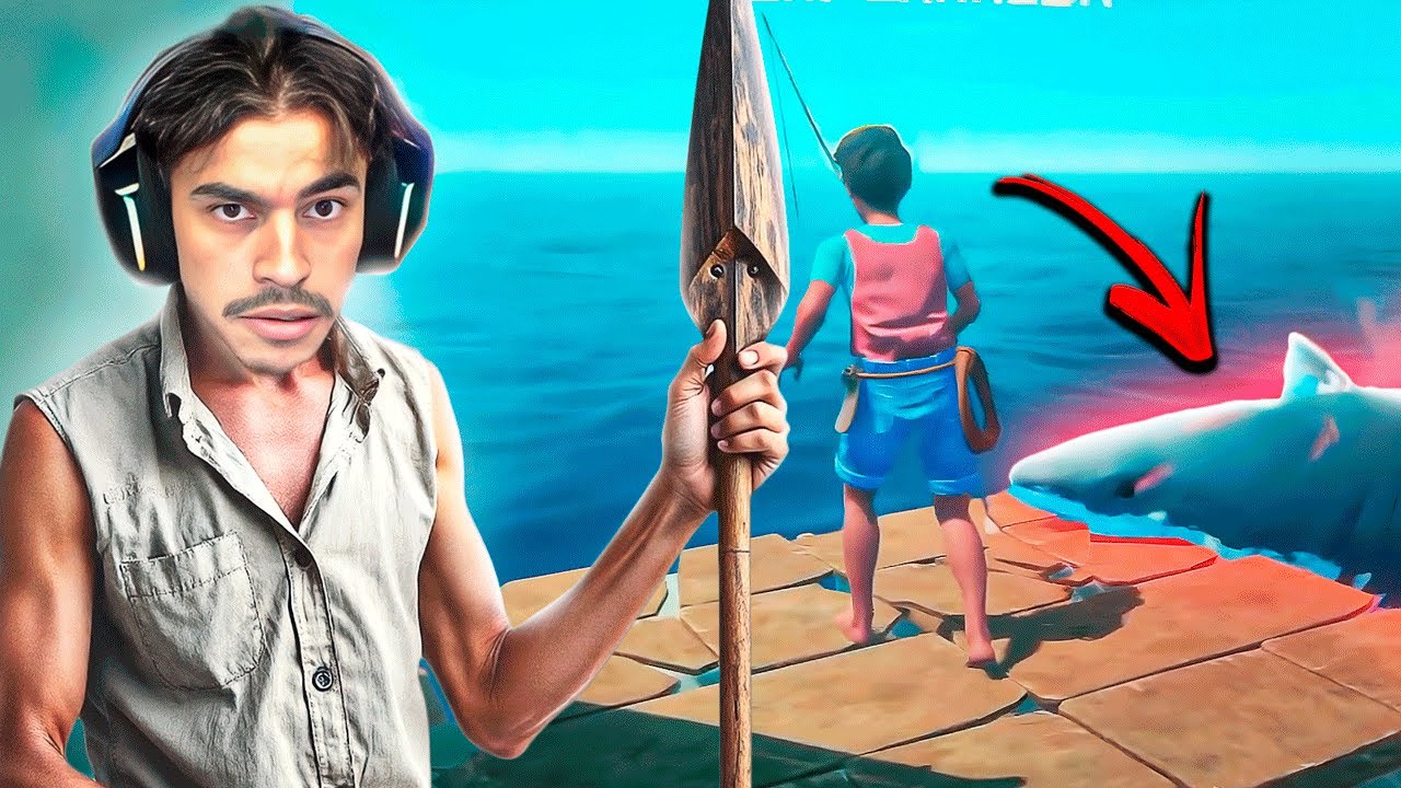 SOBREVIVENDO A UM NAUFRÁGIO! O MAR NÃO TEM PIEDADE! ft. Gabriel - Raft