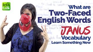 ✅ Two-Faced 🤦🏻‍♂️🤦🏻‍♂️ English Words (JANUS) | English Vocabulary Lesson to speak Fluent English
