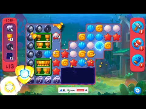 Fishdom lvl 6055-6064 👀 Gameplay #559