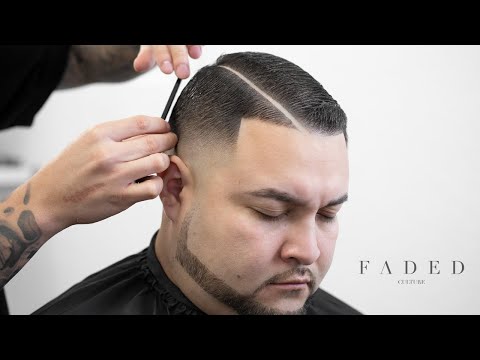 💈 ASMR BARBER- Perfect Combover skin fade TUTORIAL.