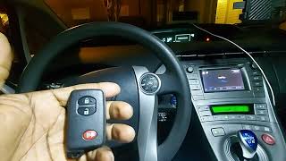 2015 Toyota Prius proximity smart key all keys lost. Autel KM100 Lakelandcarkeys.com