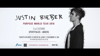 Justin Bieber - le 5 et 6 octobre au Sportpaleis d'Anvers !