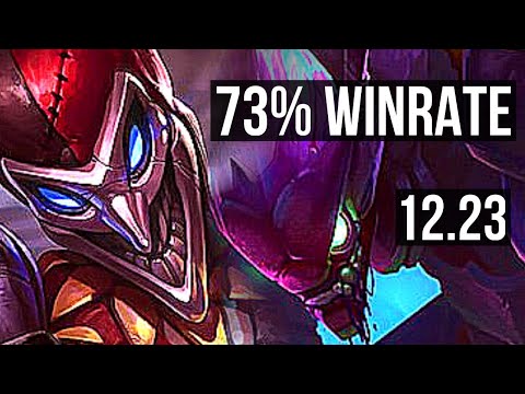 SHACO vs KHA'ZIX (JNG) | 10/0/6, 73% winrate, Legendary | EUW Master | 12.23