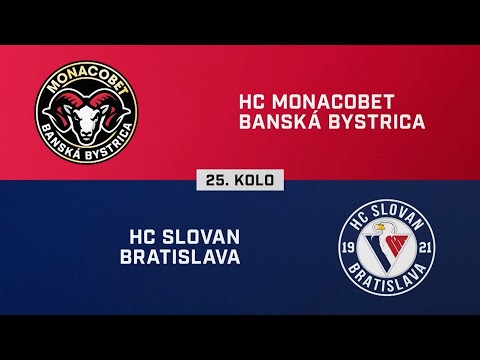 25. kolo: HC MONACObet Banská Bystrica – HC Slovan Bratislava 2:3 (HIGHLIGHTY)