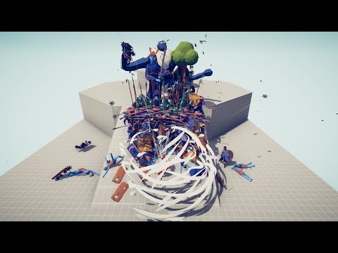 SENSEI SHURIKEN TEMPEST vs EVERY UNIT - Totally Accurate Battle Simulator (TABS)