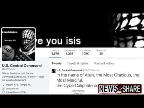 US Centcom Twitter Hacked by pro-ISIS Group