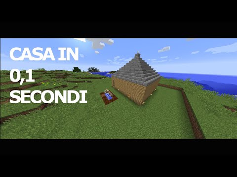 COSTRUIRE UNA CASA in 0,1 SECONDI - Minecraft ITA MOD