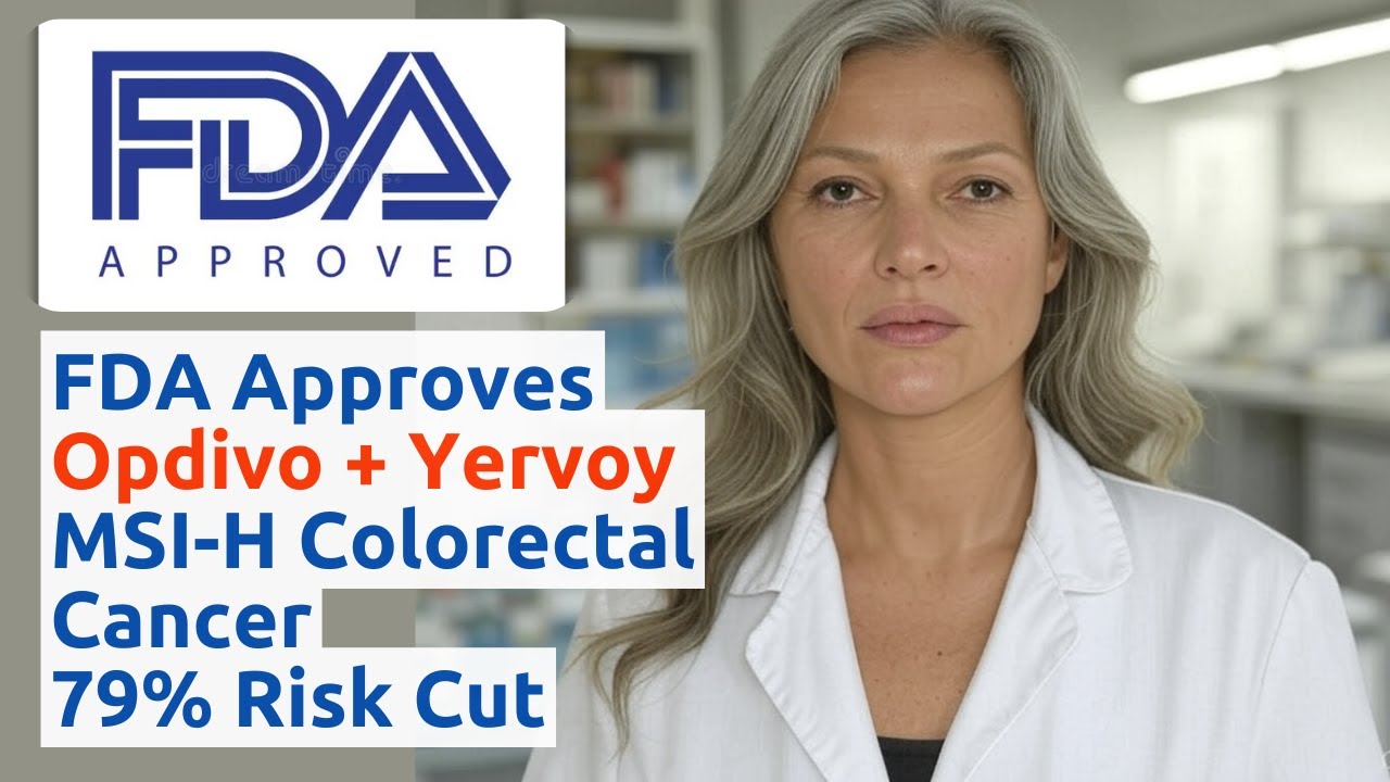 FDA Approves Opdivo + Yervoy for MSI-H/dMMR Colorectal Cancer: CHECKMATE-8HW Breakthrough