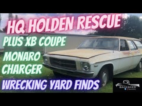 Ep 18 HQ HOLDEN CLASSIC FIND +XB FALCON COUPE , MONARO , TORANA MOPAR CHARGER + WRECKING YARD RESCUE