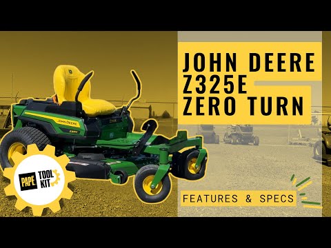 John Deere Z325E Zero Turn Mower