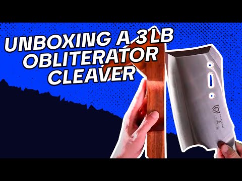 Unboxing A Cleaver So MASSIVE We Named It The OBLITERATOR