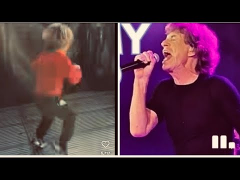 Mick Jagger’s Son Dances Off Stage at a 2024 Rolling Stones Concert