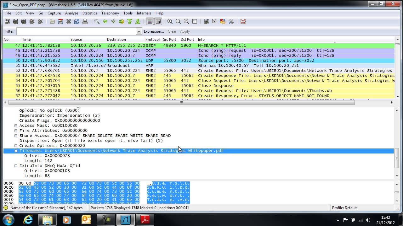 RPR NA02: Analysing SMB2 and fileserver performance - Part 1