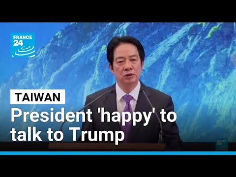 台湾総統、トランプ氏の電話会談の申し出に「喜んで」応じると発言 • FRANCE 24 English (Taiwan president says 'happy' to take up Trump's offer of call • FRANCE 24 English)