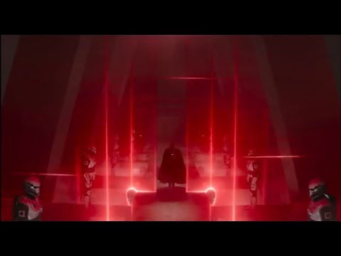 The Mandalorian 3x07 - Opening - Moff Gideon Challenges Thrawn - Scene Season 3 Episode 7