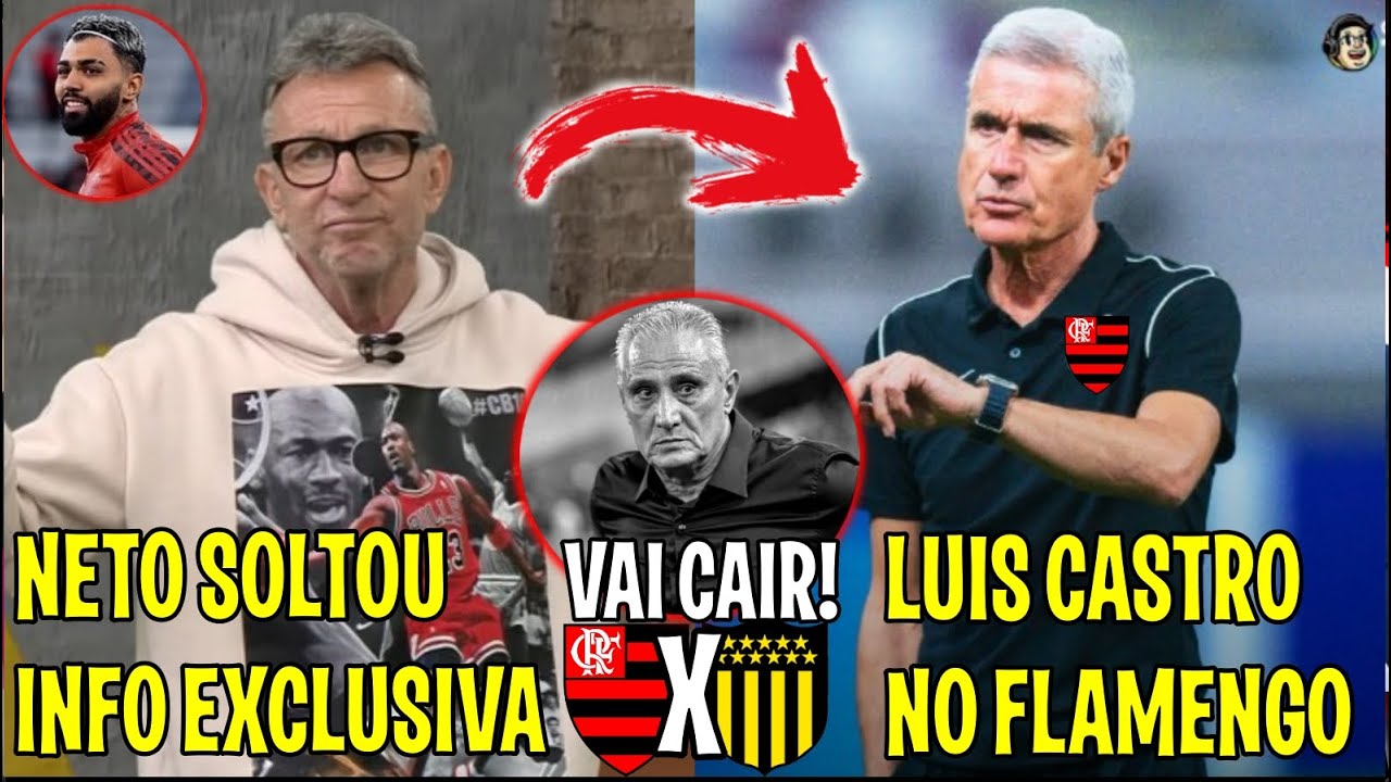 CRAQUE NETO SOLTOU INFO BOMBASTICA "TITE VAI CAIR" LUIS CASTRO VEM AI NO MENGÃO - FLAMENGO X PENAROL