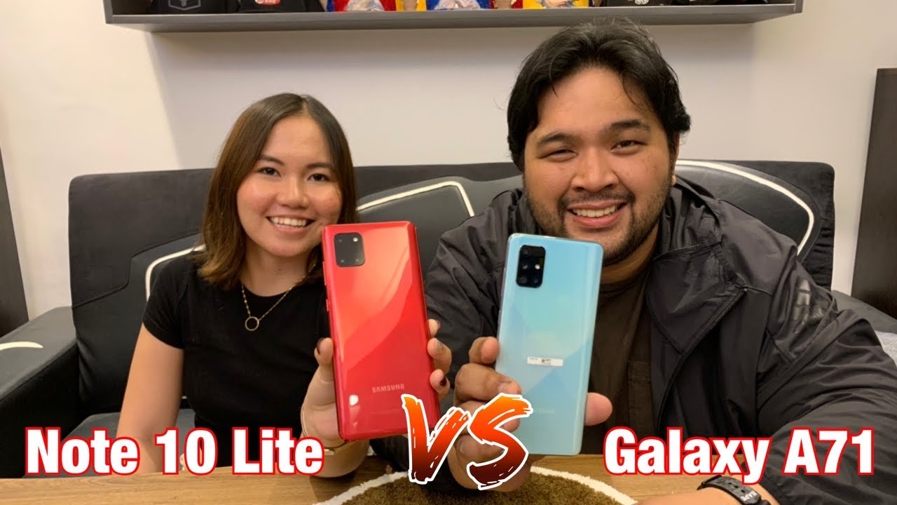 SAMSUNG GALAXY NOTE 10 LITE vs SAMSUNG GALAXY A71 (ft. Mary Bautista, Alvin)