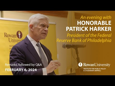 An Evening with Hon. Patrick Harker: The Future of Our Economy