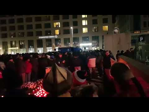 Dresdener Trauerdemo 13.02.2018 anlässlich des 72. Jahrestags des Alliierten Bombenangriffs