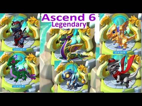 Ascend Six Legendary Dragons-Dragon Mania Legends | 5241 Happy Dragons | DML