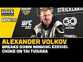 Alexander Volkov Breaks Down Winning Ezekiel Choke on Tai Tuivasa | UFC 293 | MMA Fighting