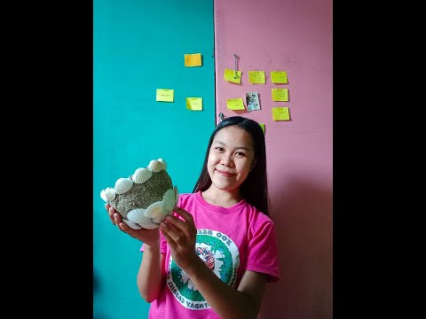 Flower vase #shellcraft #sandcraft #craftdesign #artsandcrafts #education #TLE