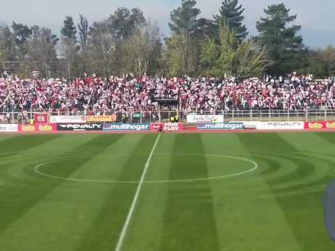 "Salida ante iberia de los Ãngeles" Barra: Los Marginales • Club: Curicó Unido