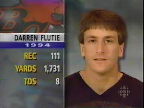 1994 CFL West Semi Final B C Lions  vs Edmonton Eskimos  CBC Original