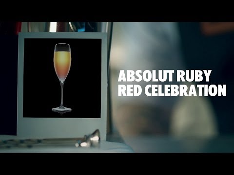 ABSOLUT RUBY RED CELEBRATION DRINK RECIPE - HOW TO MIX