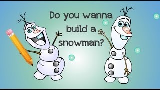 How to draw Olaf from Frozen! - Flash guide