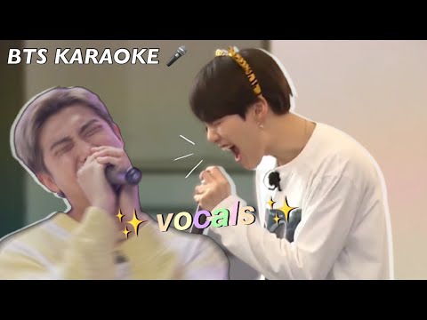 BTS BEING CHAOTIC SINGERS DURING KARAOKE (mostly the rap line) - TRY NOT TO LAUGH