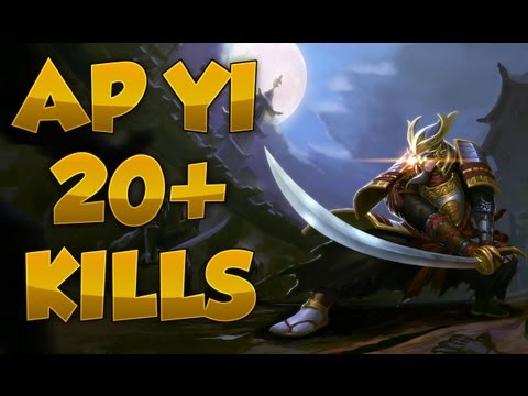 [League of Legends] AP Master Yi 20+ kills full game commentary
