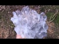 HUGE HIGH END RARE Arkansas Blue Ghost Phantom Cluster